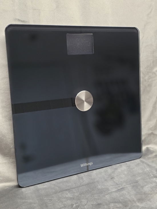 Withings Body+ is a Wi-Fi smart body composition scale that tracks weight.